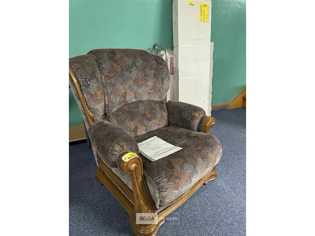 Zetel in franse eik - afbeelding 3 van  4