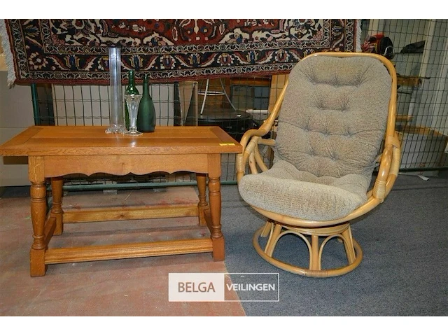 Zetel met salontafel - afbeelding 1 van  4