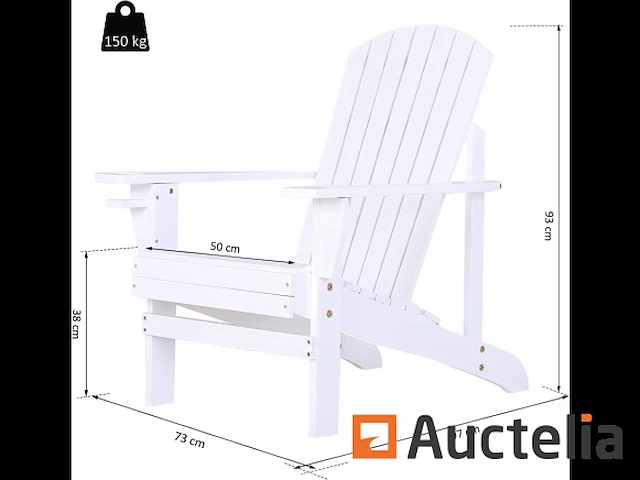 Zetel van jardin adirondack grand confort kopje houder - afbeelding 5 van  9