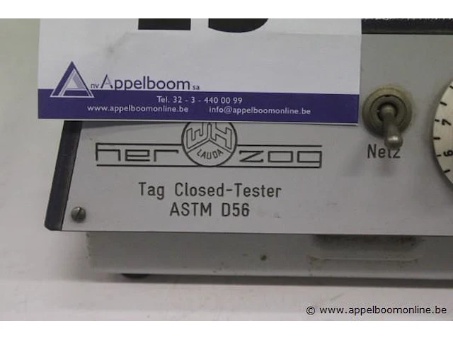 Zgn tag closed-tester, astm d56 - afbeelding 2 van  2