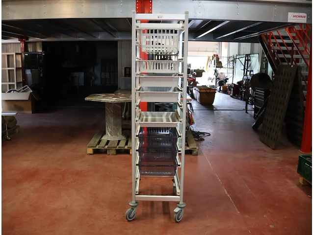 Ziekenhuisrek op wielen - afbeelding 1 van  4