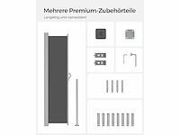Zijluifel - scherm - intrekbaar zijrolgordijn 180 x 400 - afbeelding 3 van  5