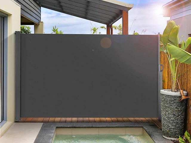 Zijluifel 180 x 300 cm (h x b) - antraciet - afbeelding 1 van  4