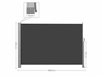 Zijluifel 2 x 4 m (h x b), voor balkon en terras - afbeelding 2 van  4