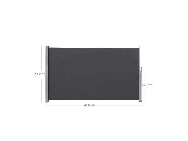Zijluifel voor balkon en terras - 200 x 400 cm - afbeelding 3 van  4
