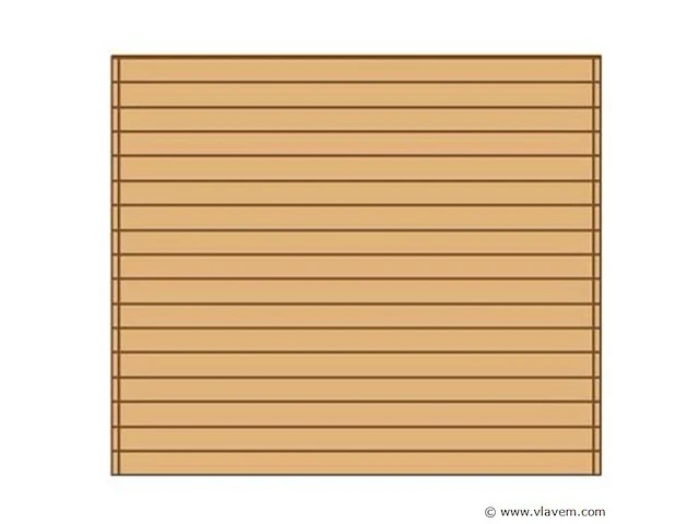Zijwand tbv carport 2,6x3 - afbeelding 1 van  1