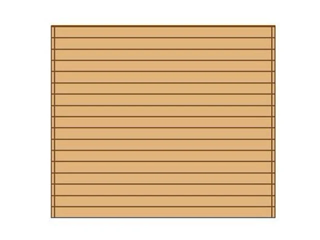 Zijwand tbv carport 2,9x3 - afbeelding 1 van  1