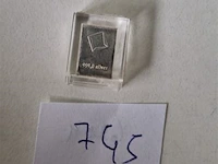 Zilver 999 bar 1 gram - afbeelding 4 van  4