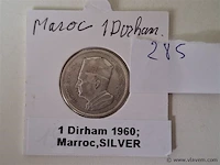 Zilveren munt dirham - afbeelding 1 van  3