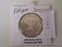 Zilveren munt zloty - afbeelding 1 van  3