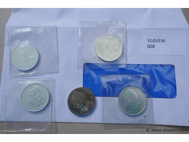 Zilveren munten 250 frank - afbeelding 1 van  1