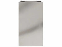 Zilveren plantenbak 42x38x75 cm rvs (x2) - afbeelding 2 van  14