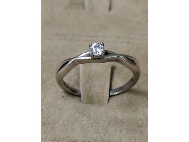 Zilveren ring - afbeelding 1 van  3