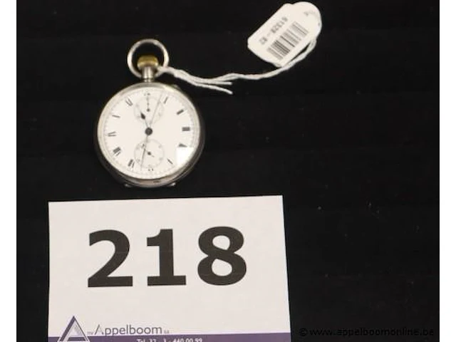 Zilveren zakhorloge - afbeelding 1 van  4