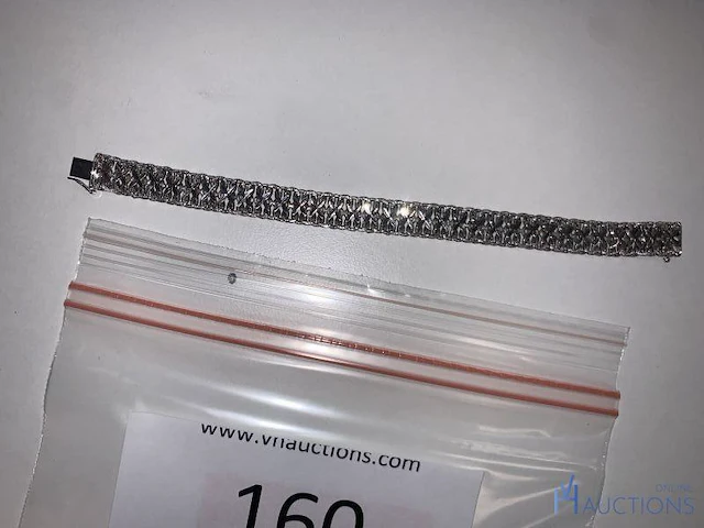 Zilverkleurige armband - afbeelding 2 van  6