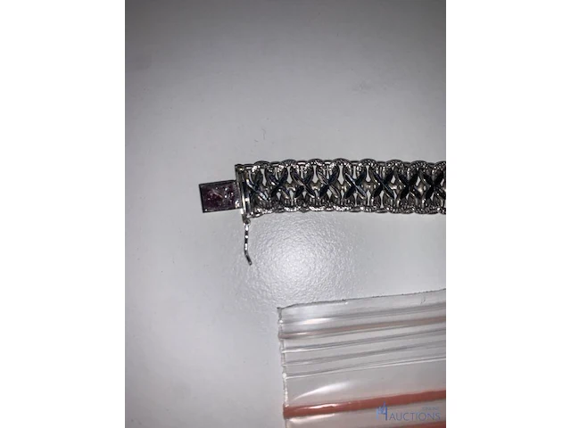 Zilverkleurige armband - afbeelding 3 van  6