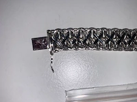 Zilverkleurige armband - afbeelding 3 van  6