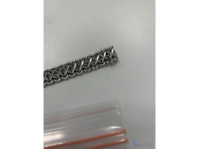 Zilverkleurige armband - afbeelding 4 van  6