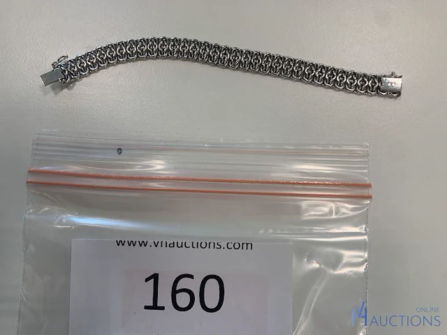 Zilverkleurige armband - afbeelding 5 van  6