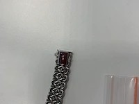 Zilverkleurige armband - afbeelding 6 van  6