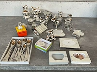 Zilverstad mix kavel diverse verzilverde accessoires - afbeelding 1 van  8