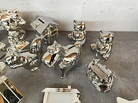 Zilverstad mix kavel diverse verzilverde accessoires - afbeelding 3 van  8