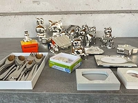 Zilverstad mix kavel diverse verzilverde accessoires - afbeelding 6 van  8