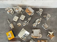 Zilverstad mix kavel diverse verzilverde accessoires - afbeelding 7 van  8