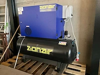 Zionair - 2022 - luchtcompressor geluidsgedempt 270l 11 bar 4kw 400v - afbeelding 1 van  10
