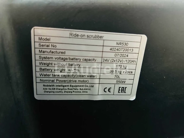 Zit-schrobmachine noblelift nr530 - afbeelding 6 van  15