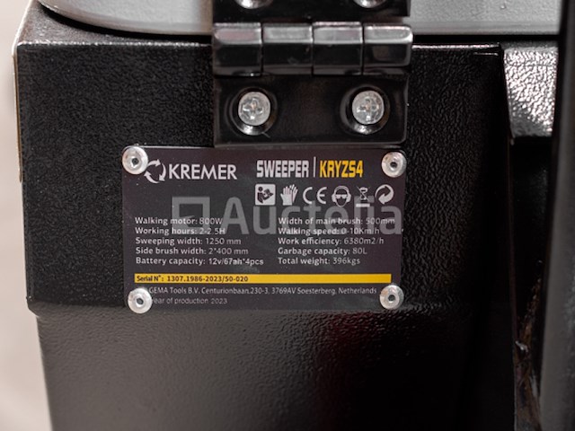 Zit veegmachine kremer kryzs4 - afbeelding 10 van  18