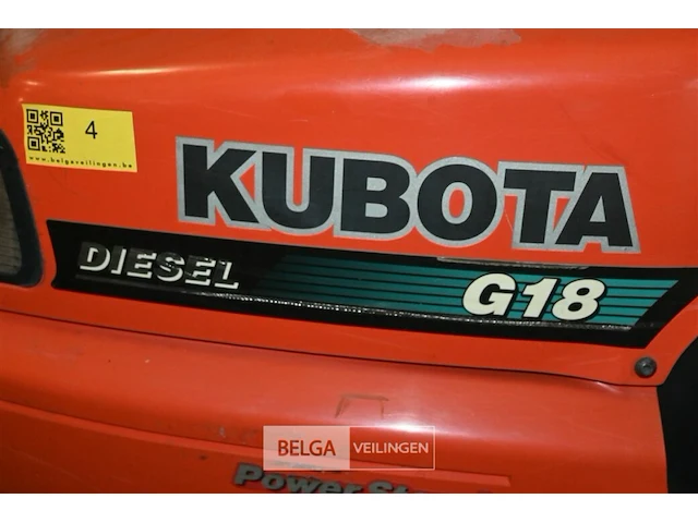 Zitmaaier kubota g18 - afbeelding 7 van  9