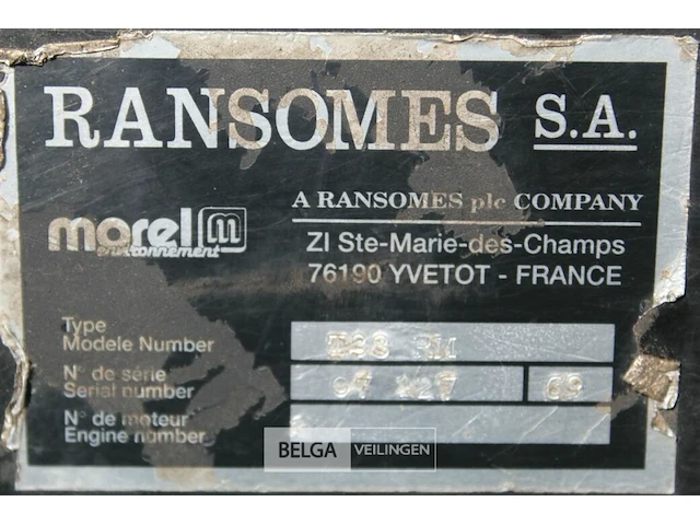 Zitmaaier ransomes - afbeelding 10 van  11