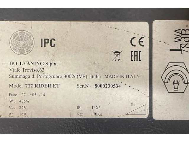 Zitveegmachine ipc - afbeelding 6 van  11