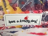 Zitzak - kreisy - xl - 130 x 100 cm. - wasbaar - gevulde binnenzak - ook voor outdoor - audrey - afbeelding 2 van  3