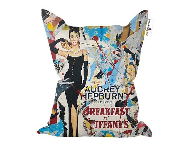 Zitzak - kreisy - xl - 130 x 100 cm. - wasbaar - gevulde binnenzak - ook voor outdoor - audrey - afbeelding 3 van  3