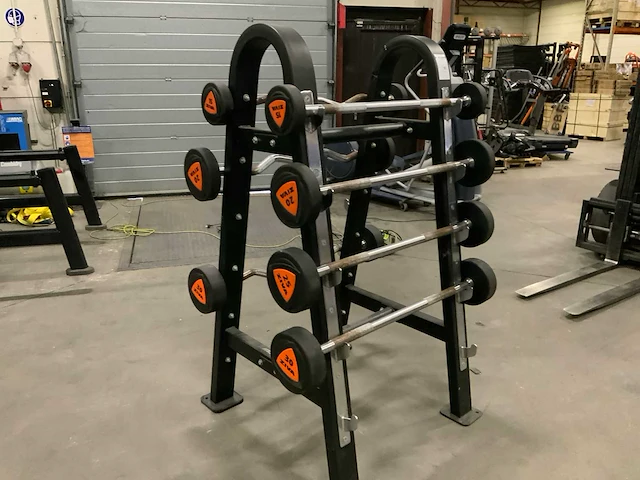 Ziva barbells ez en straight met rek 2x15;2x20k;1x25;2x25kg krachtstation - afbeelding 1 van  5