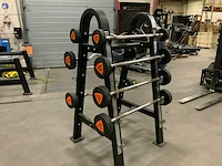 Ziva barbells ez en straight met rek 2x15;2x20k;1x25;2x25kg krachtstation - afbeelding 1 van  5