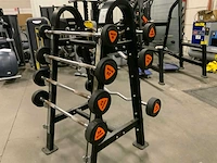 Ziva barbells ez en straight met rek 2x15;2x20k;1x25;2x25kg krachtstation - afbeelding 4 van  5