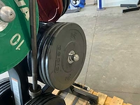Ziva bumper plates 50mm 210kg met pure rek krachtstation - afbeelding 7 van  7