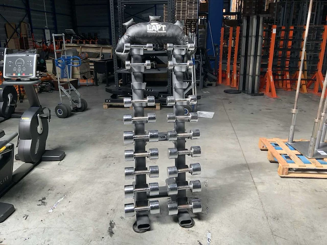 Ziva dumbell rek 1,2,4,5,6,7,8,9,10kg krachtstation - afbeelding 1 van  5
