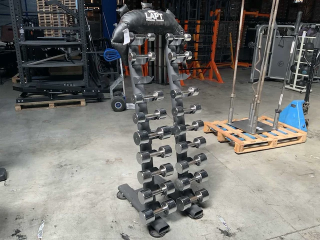 Ziva dumbell rek 1,2,4,5,6,7,8,9,10kg krachtstation - afbeelding 2 van  5