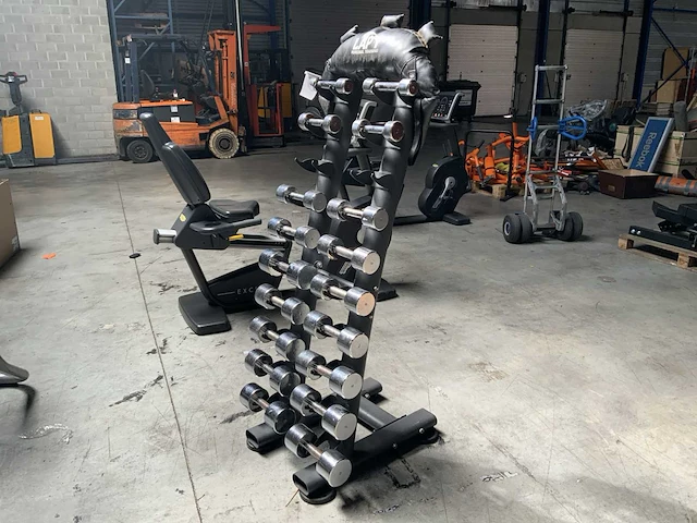 Ziva dumbell rek 1,2,4,5,6,7,8,9,10kg krachtstation - afbeelding 4 van  5