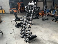 Ziva dumbell rek 1,2,4,5,6,7,8,9,10kg krachtstation - afbeelding 4 van  5