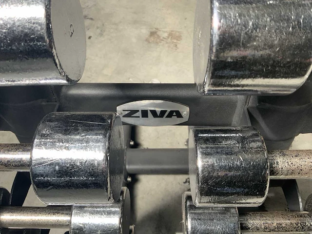 Ziva dumbell rek 1,2,4,5,6,7,8,9,10kg krachtstation - afbeelding 5 van  5