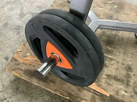 Ziva pu schijven met rek 6x20;8x10;6x5;4x1,25kg krachtstation - afbeelding 6 van  8