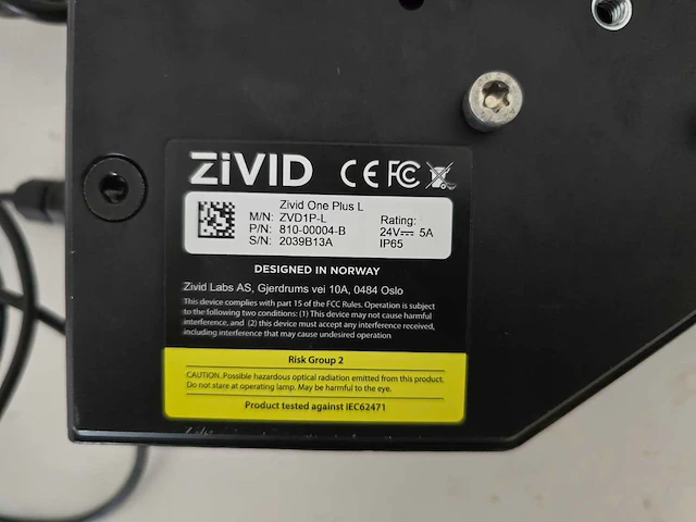 Zivid one+ l industriële 3d-camera/scanner - afbeelding 5 van  12