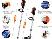 Zjs accu grastrimmer - afbeelding 2 van  4