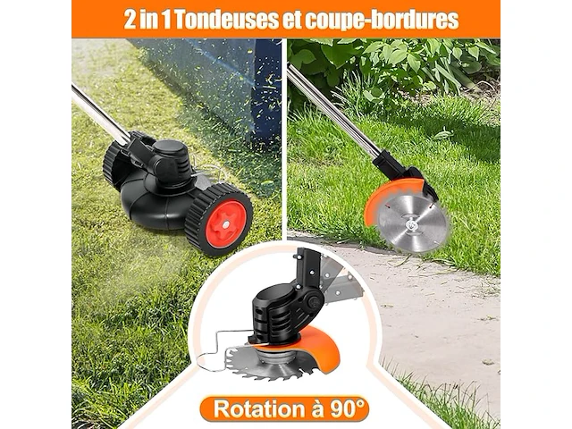 Zjs accu grastrimmer - afbeelding 4 van  4