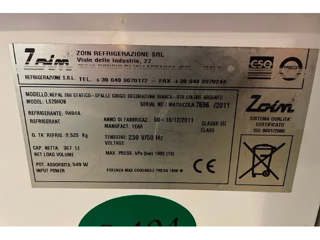 Zoin koeltoonbank - afbeelding 7 van  13